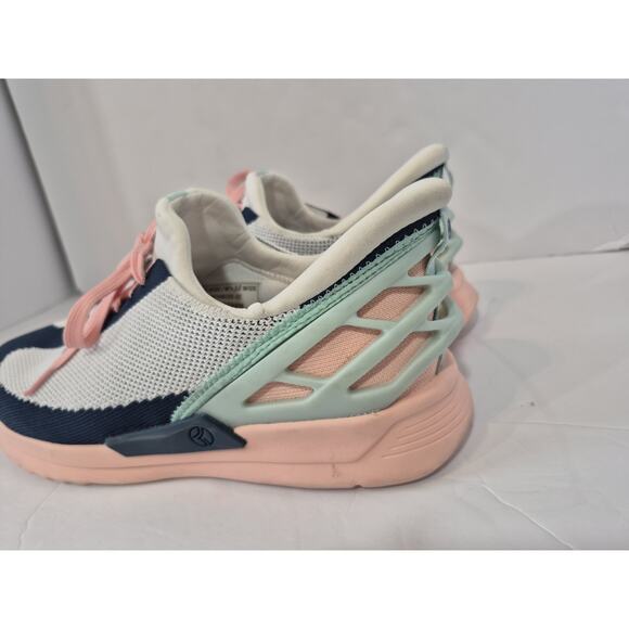 Kizik Womens Athens Bahama Pink Blue Hands Free Sneakers 10 Wide - Picture 5 of 15